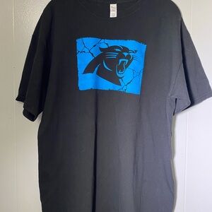 Carolina Panthers / GMC Truck Promotional Men's NFL Brand Shirt Black Blue XL